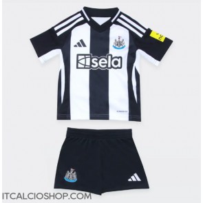 Newcastle United Prima Maglia Bambino 2024-25 Manica Corta (+ Pantaloni corti)